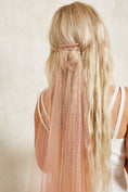 Load image into Gallery viewer, pink tulle bridal veil