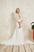 Load image into Gallery viewer, sustainable lace wedding dress made in the UK