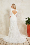 Load image into Gallery viewer, sustainable lace wedding dress made in the UK