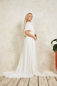 Load image into Gallery viewer, wedding dress with a skirt slit