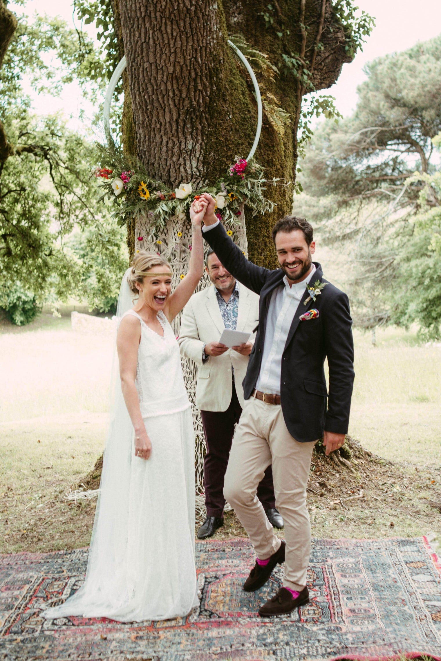 french boho wedding dress Boho A-line Double Straps Floor Length French Lace Wedding Dress