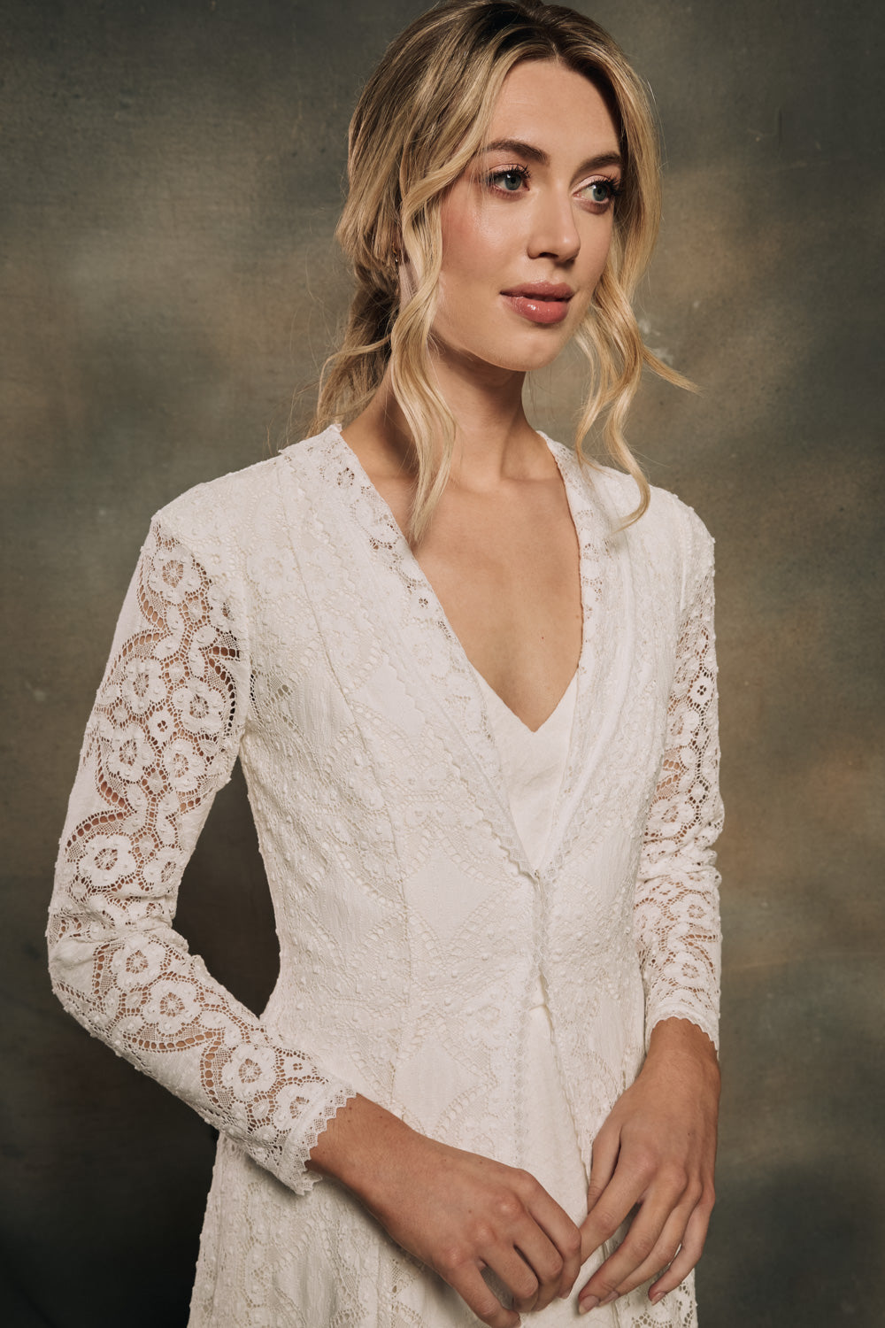 long lace jacket