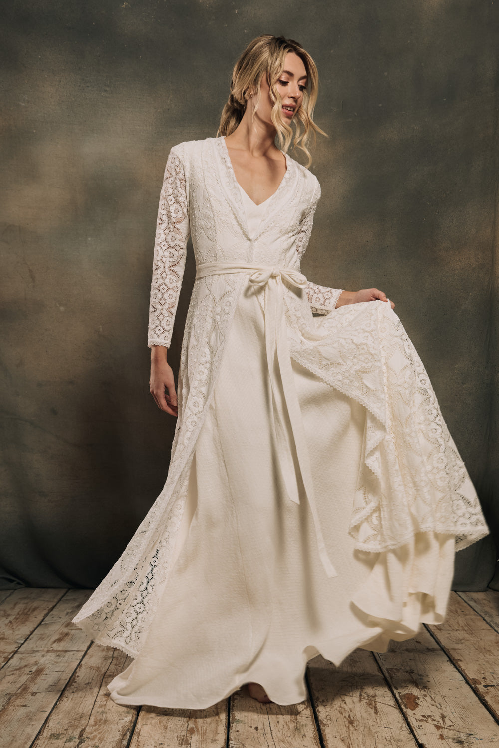 Fenella lace jacket | Bridal Jacket Handcrafted From Lace Indie Bride London Fenella lace jacket | Bridal Jacket Handcrafted From Lace Indie Bride London