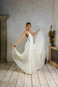 Load image into Gallery viewer, flowy silk wedding dress
